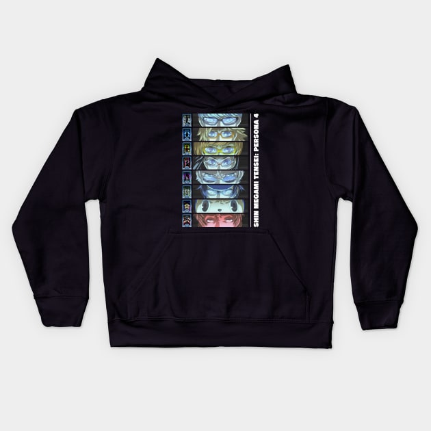 Investigation Team Cut-Ins and Arcanas Kids Hoodie by Nifty Store